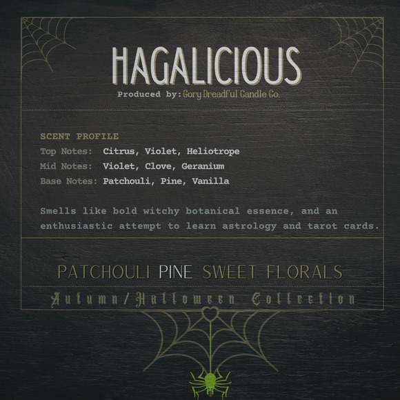 Hagalicious Wax Melt Chunkies: Patchouli Pine Sweet Florals Scent - Picture 2 of 10